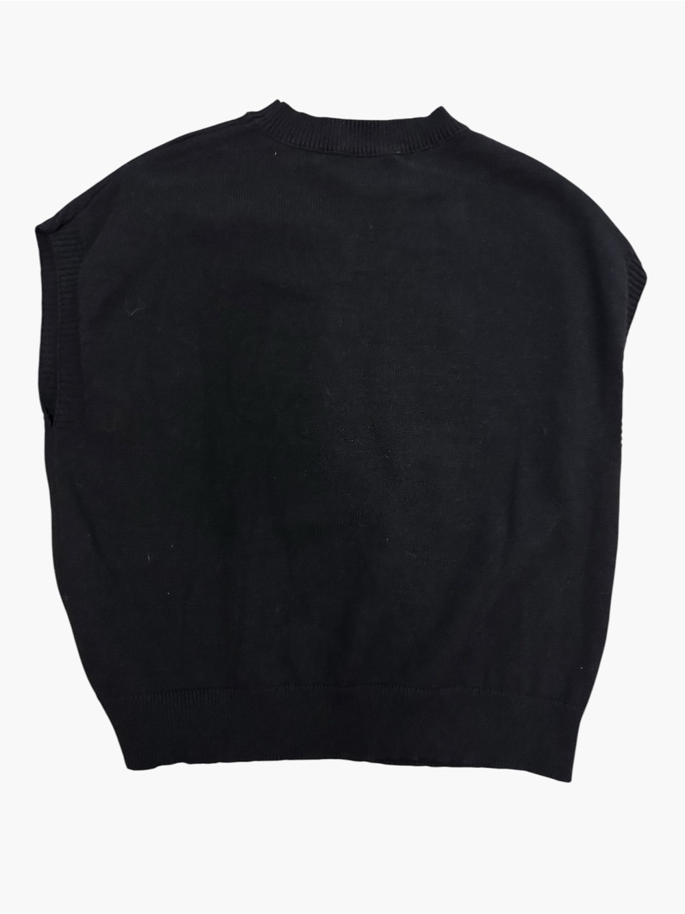 PrettyGarden Black Floral Applique Knit Sweater Top Size XXL - Picture 3 of 7